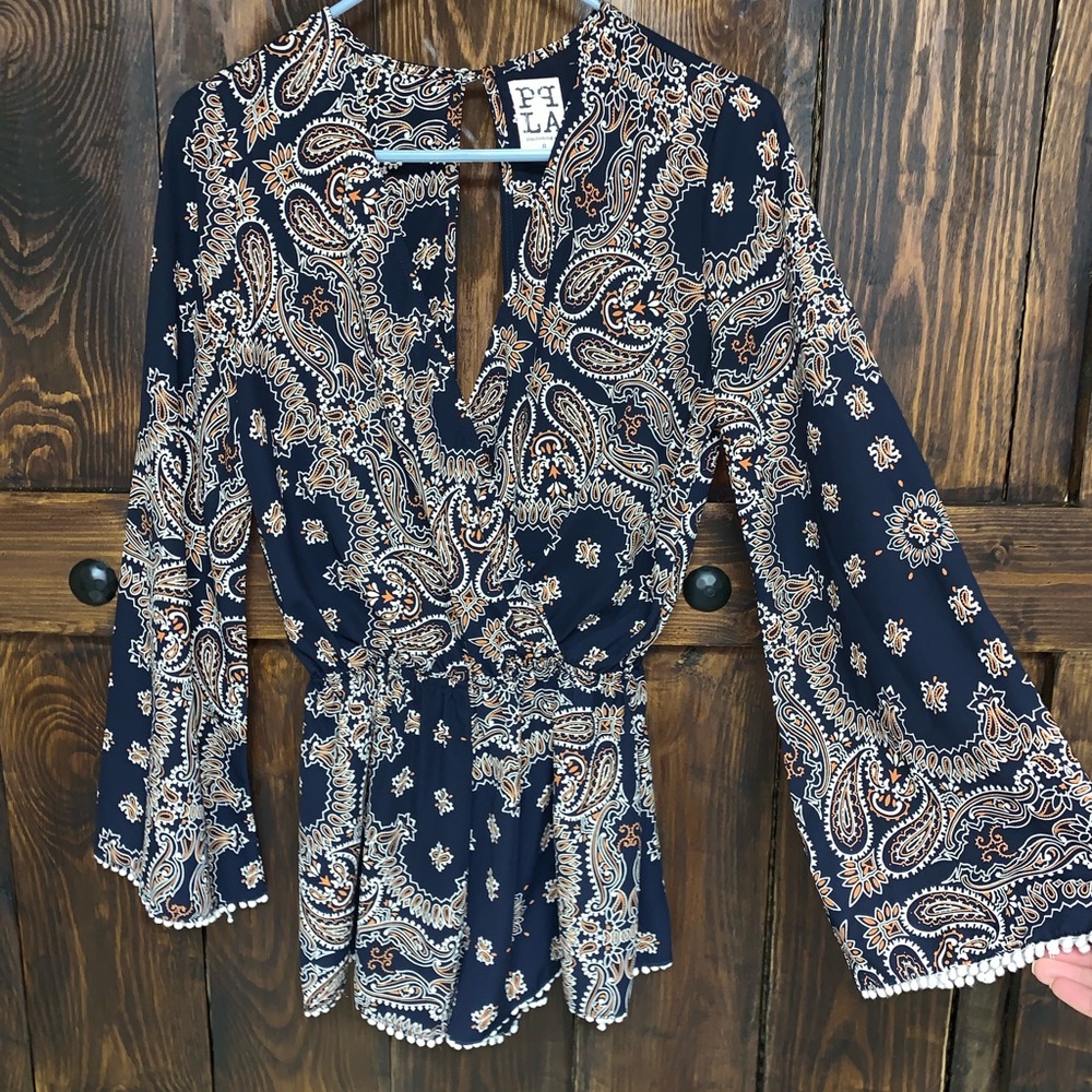 Long sleeve romper